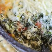 Ranch Spinach Dip up close